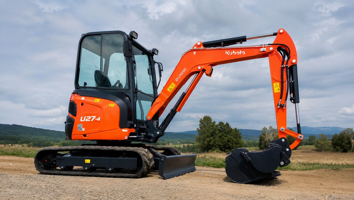 Présentation de la mini-pelle Kubota U27-4 : guide complet